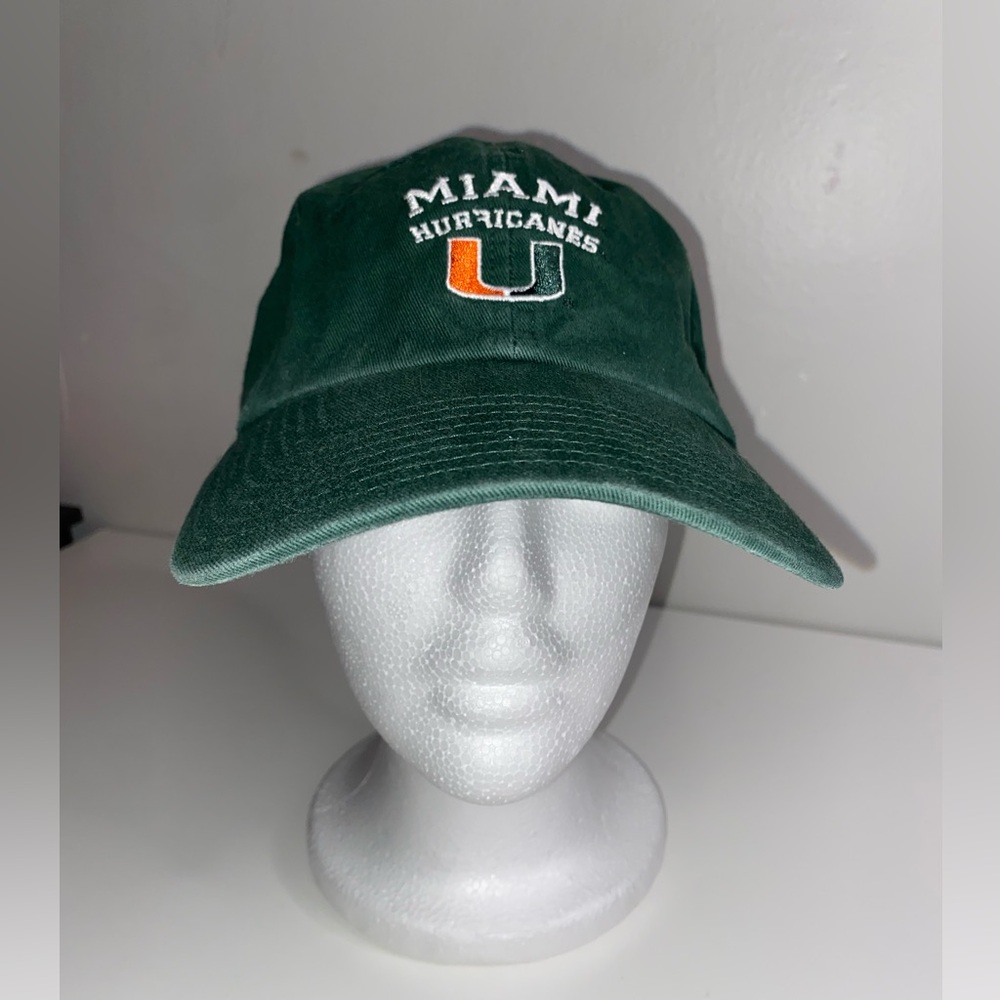 Miami Hurricanes Green Cap